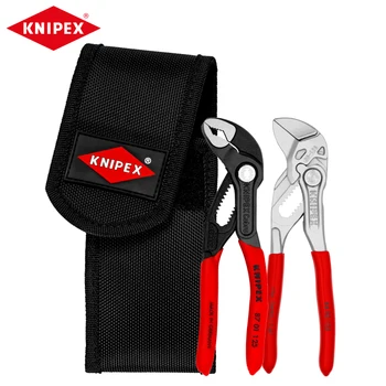 Набор мини-плоскогубцев KNIPEX 00 20 72 V04 в сумке на поясе Гаечный ключ для плоскогубцев с водяным насосом 8701125 8603125
