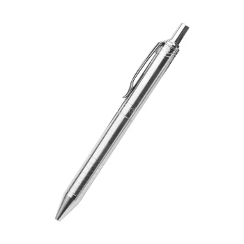 Гелевая ручка из титанового сплава, ретро-экшн, пишущий инструмент, Школьные канцелярские принадлежности