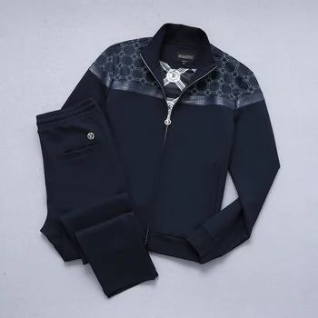 Комплект спортивной одежды BILLIONAIRE OECHSLI для мужчин 2024, новый хлопковый Спортивный повседневный, удобный, качественный, с капюшоном и вышивкой на открытом воздухе, M-3XL