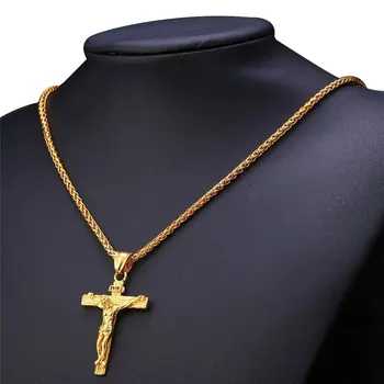 Креативное ожерелье с крестом, Модное Ожерелье с крестом, Модные Аксессуары, Подарок на День Святого Валентина, ожерелье из сплава