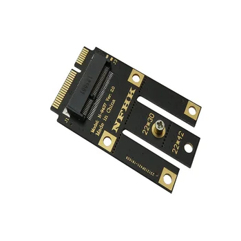 Клавиша A + E M.2 NGFF Контроллер беспроводного сетевого интерфейса к адаптеру MINI PCIE WiFi