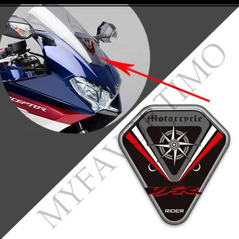 Мотоцикл для Honda VFR 400 600 700 750 800 1200 X F VFR800F Защитные накладки для бака, комплект для газойля, Эмблема на коленях, наклейки с логотипом