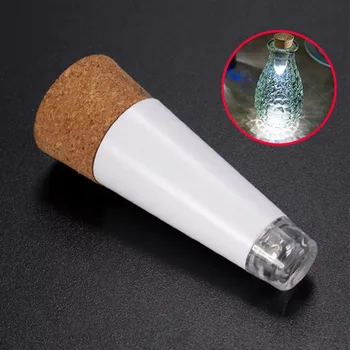 USB Перезаряжаемые фонари для бутылок Мини-пробки в форме ремесла с питанием от света Пробковые фонари для винных бутылок Декор для вечеринки Рождественская свадебная лампа