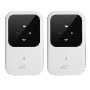 2X Портативный 4G LTE WIFI маршрутизатор 150 Мбит/с Точка доступа мобильного широкополосного доступа SIM Разблокированный Wi-Fi модем Беспроводной маршрутизатор 2.4G
