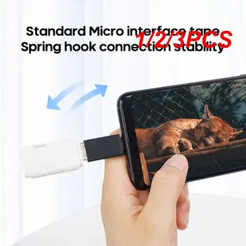 Портативный Порт Micro B Из алюминиевого Сплава К USB3.0 A Android OTG Адаптер Для Мобильного Телефона Планшетный ПК V8 К USB Коннектору