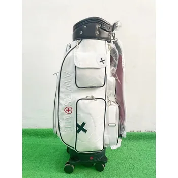 23 Новых сумки для гольфа, легкая водонепроницаемая сумка для кэдди, Четырехколесная универсальная ручка, двухтактная Стандартная сумка для гольфа на открытом воздухе 골프 가방