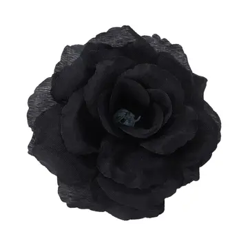 20 Шт Искусственных шелковых цветов Черной розы Для вечеринки, свадьбы, дома, офиса, сада, декора СВОИМИ РУКАМИ