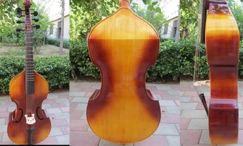 Песня из массива дерева бренда Maestro 7-струнная виола да гамба коричневого цвета
