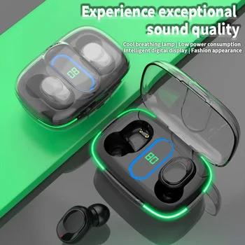 Оригинальные Наушники Pro70 TWS HiFi Bluetooth 5.3 Наушники С Цифровым Дисплеем Питания Наушники-Вкладыши Гарнитура для iPhone AirPods Earphon
