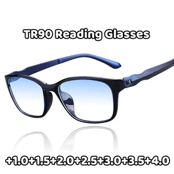 Модные очки для чтения с защитой глаз от синего света, мужские очки для пресбиопии, Женские ультралегкие удобные очки