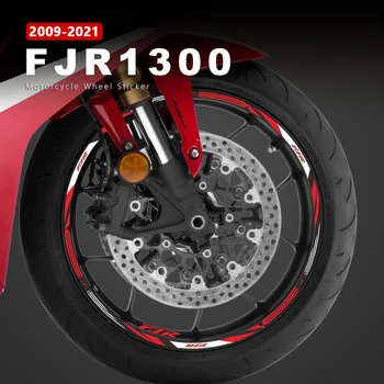 Наклейки на колеса мотоциклов Водонепроницаемая наклейка на обод для Yamaha FJR 1300 Аксессуары FJR1300 2009-2021 2013 2016 2017 2018 Запасные части