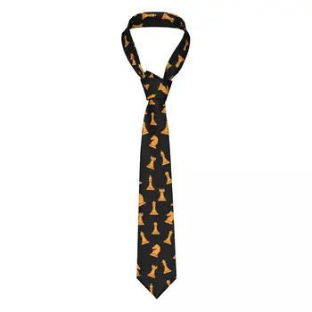 Повседневный галстук Arrowhead Skinny Chess Icons, тонкий галстук для мужчин, мужские аксессуары, простота для вечернего официального галстука