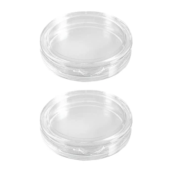 20 шт Маленькие круглые прозрачные пластиковые капсулы для монет, коробка 26 мм CNIM Hot