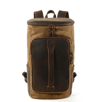 Водонепроницаемый рюкзак Weysfor Canvcas, Мужские рюкзаки для ноутбука, Mochila, винтажная повседневная дорожная сумка, Опрятная школьная сумка