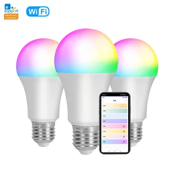 eWeLink LED Smart WiFi Лампочка E27 RGB C + W Светодиодная Лампа С Регулируемой Яркостью Волшебная Лампочка Поддержка Голосового Управления Alexa Google Assistant Alice