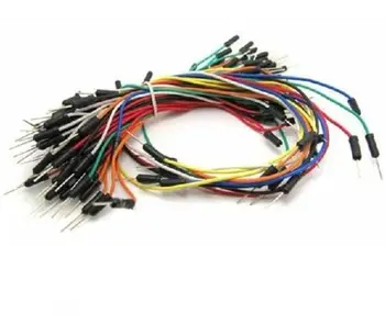 65 шт Беспаянный гибкий соединительный кабель для макетной платы