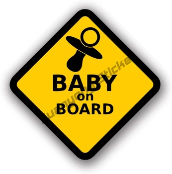 Наклейка с логотипом Baby on Board, Виниловая наклейка с надписью Baby Board, Наклейка для детского автомобиля, наклейка на окно, Аксессуары для автофургона PVC13x13cm