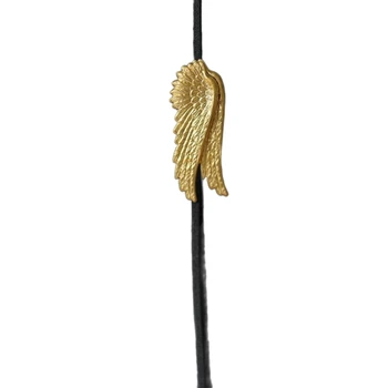 Винтажный ковбойский галстук-боло в стиле Вестерн, Подвеска в виде крыла, галстук-панк, ожерелье, аксессуар для костюма, американский галстук-Бола в стиле Вестерн
