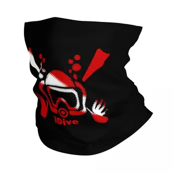 Флаг для подводного плавания, бандана, шейный платок с принтом iDive, маска для дайвера, шарф, Многофункциональный головной убор, Спорт на открытом воздухе, Унисекс для взрослых