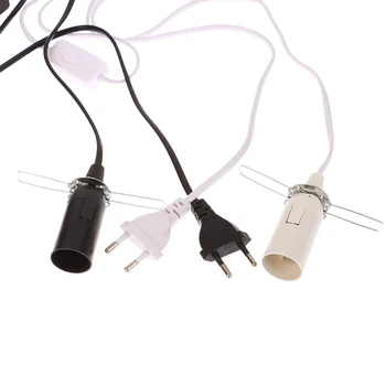 1 шт. Подвесная светодиодная лампа для соляных ламп, Подвесной держатель для подвесной лампы, штепсельная вилка ЕС, кабель питания длиной 1,8 м, розетка E14, основание лампы с проводом переключателя