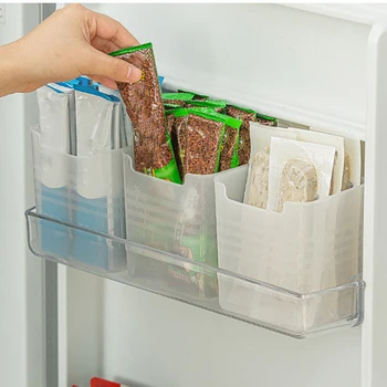 Ящик для хранения свежих продуктов В Холодильнике Боковая Дверца Холодильника Контейнер для хранения фруктов Овощей Специй Кухонный Органайзер Ящики для хранения