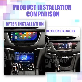 Qualcomm 665 Android 12 Автомобильный Радиоприемник Carplay Для Cadillac XT5 XT6 2016-2023 Авто Стерео Автомобильный Мультимедийный Плеер GPS Навигация 2DIN