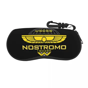 Изготовленный на заказ логотип Nostromo Weyland Alien Shell Футляр для очков Унисекс Крутой футляр для очков Защитная коробка для солнцезащитных очков