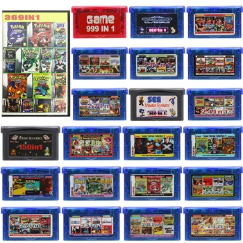 Игровой картридж GBA 369 150 106 в 1, НАПРИМЕР, 32-разрядная игровая приставка серии EN