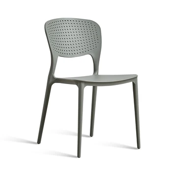 Современные минималистичные пластиковые стулья для взрослых, утолщенные табуреты, спинки и складные обеденные стулья