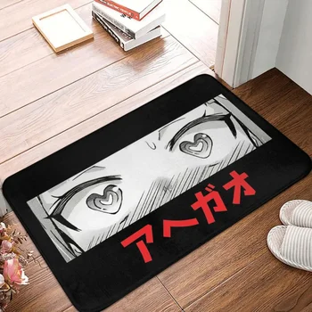 Японский нескользящий коврик из аниме 2024 года, коврик для ванной Ahegao, ковер для балкона, Приветственный коврик, Декор для спальни, Новый Год