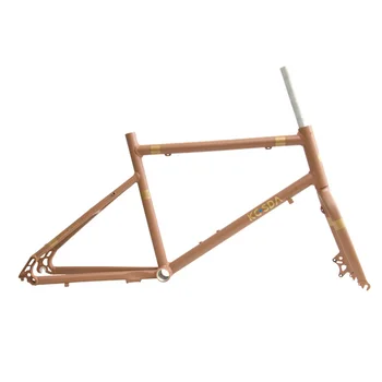 Комплект рамы дорожного велосипеда Kosda, 20-дюймовое маленькое колесо, 8-ступенчатая велосипедная рама из алюминиевого сплава, 406 451 Колесная пара, Универсальная велосипедная рама
