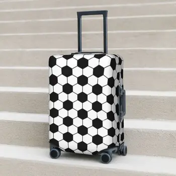 Чехол для футбольного чемодана с 3D принтом, защита для бизнеса команды футболиста, принадлежности для веселого полета, Рождественский подарок для багажа