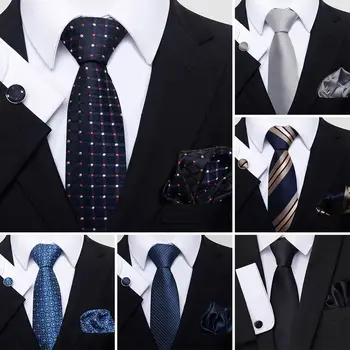 Новейший дизайн, аксессуары для галстуков, классический деловой галстук, офисные карманные квадратики из полиэстера и шелка