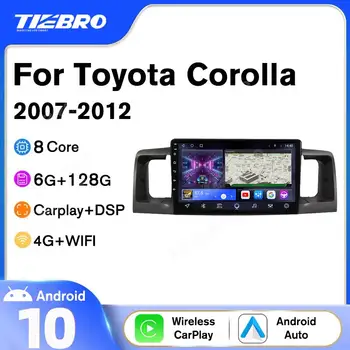Tiebro 2DIN Android10.0 Автомагнитола Для Toyota Corolla E130 E120 2007-2012 GPS Навигация Som Automotivo Автомобильный Приемник Carplay DSP