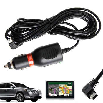 Мини-USB автомобильное зарядное устройство постоянного тока адаптер шнур кабель для GARMIN GPS Nuvi 2A Прямая поставка